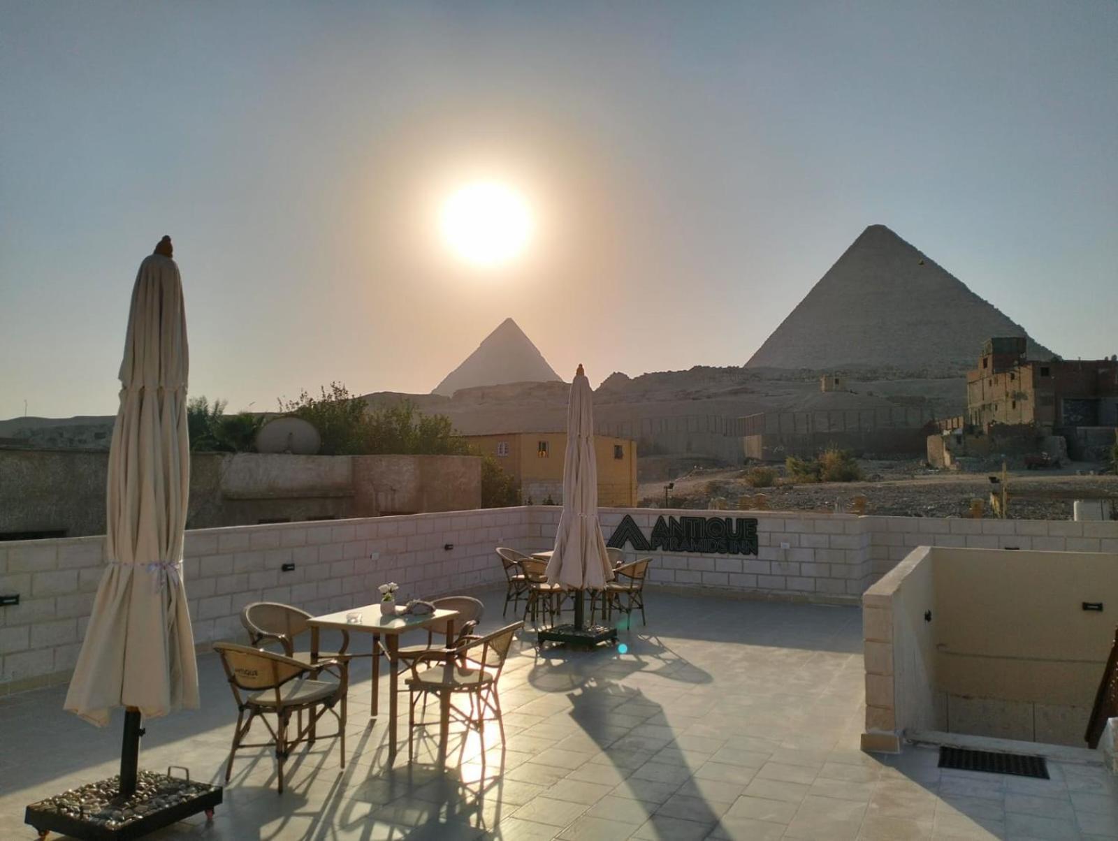 Antique Pyramids Inn Giza Bagian luar foto