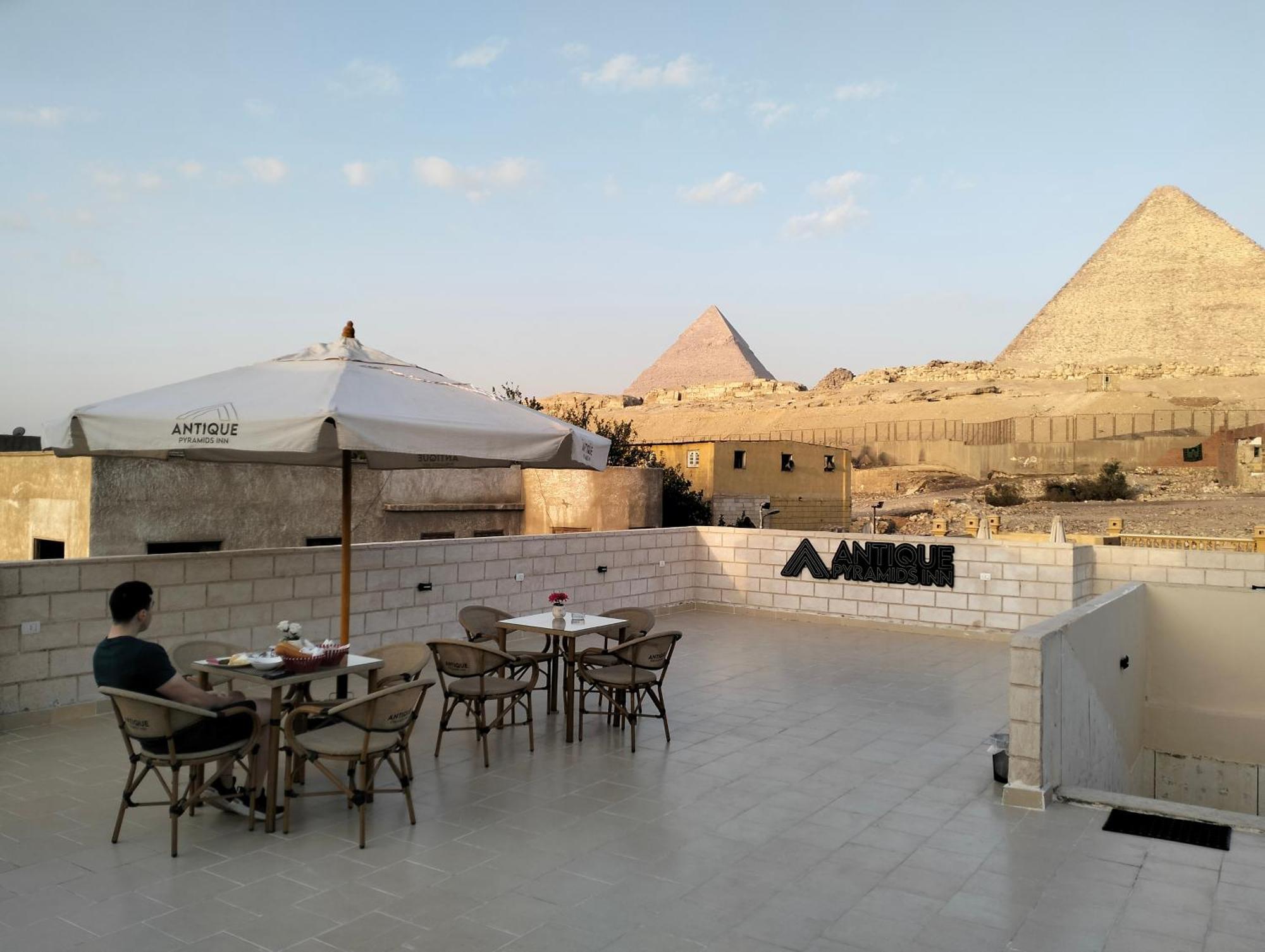 Antique Pyramids Inn Giza Bagian luar foto