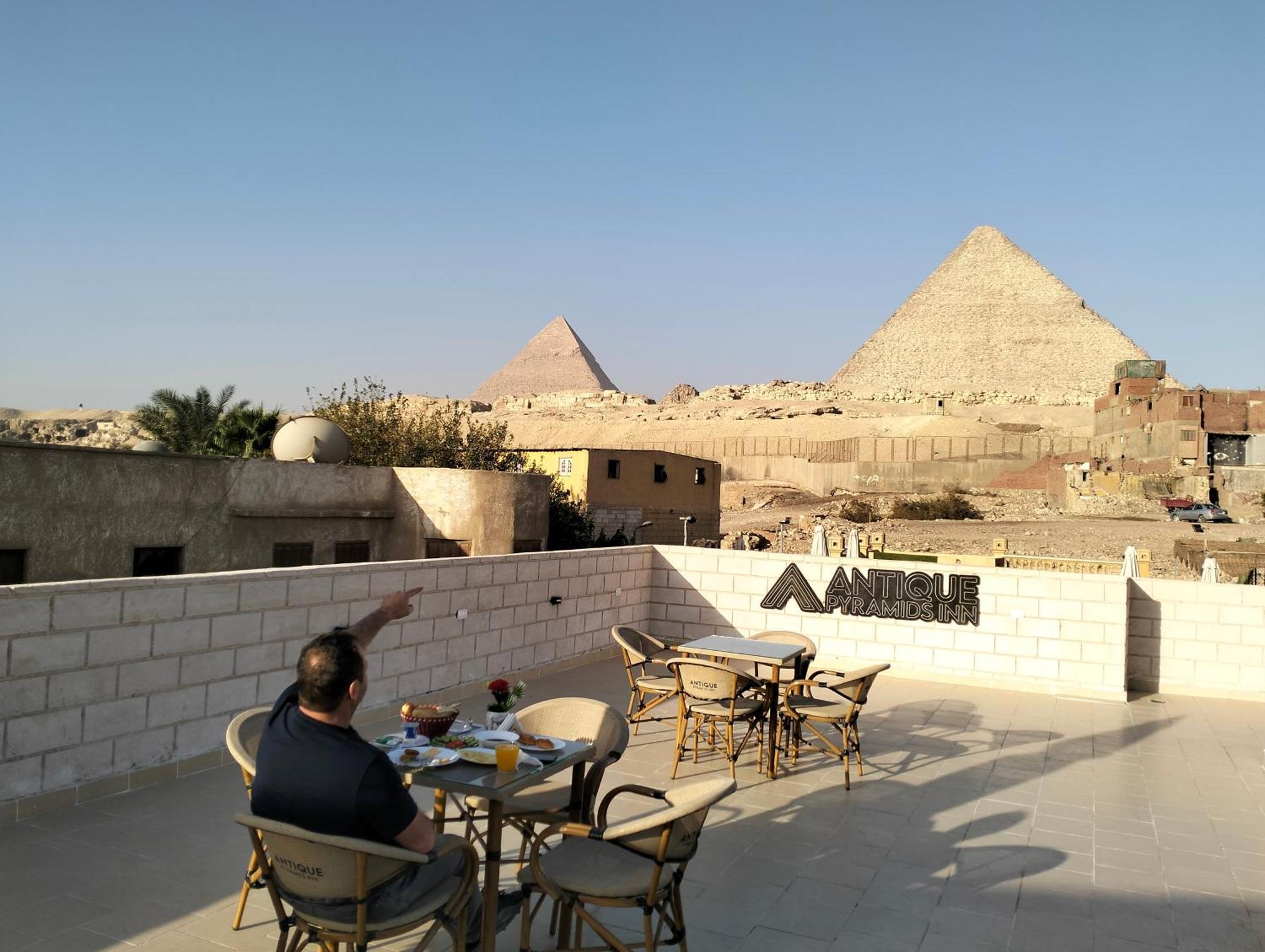 Antique Pyramids Inn Giza Bagian luar foto