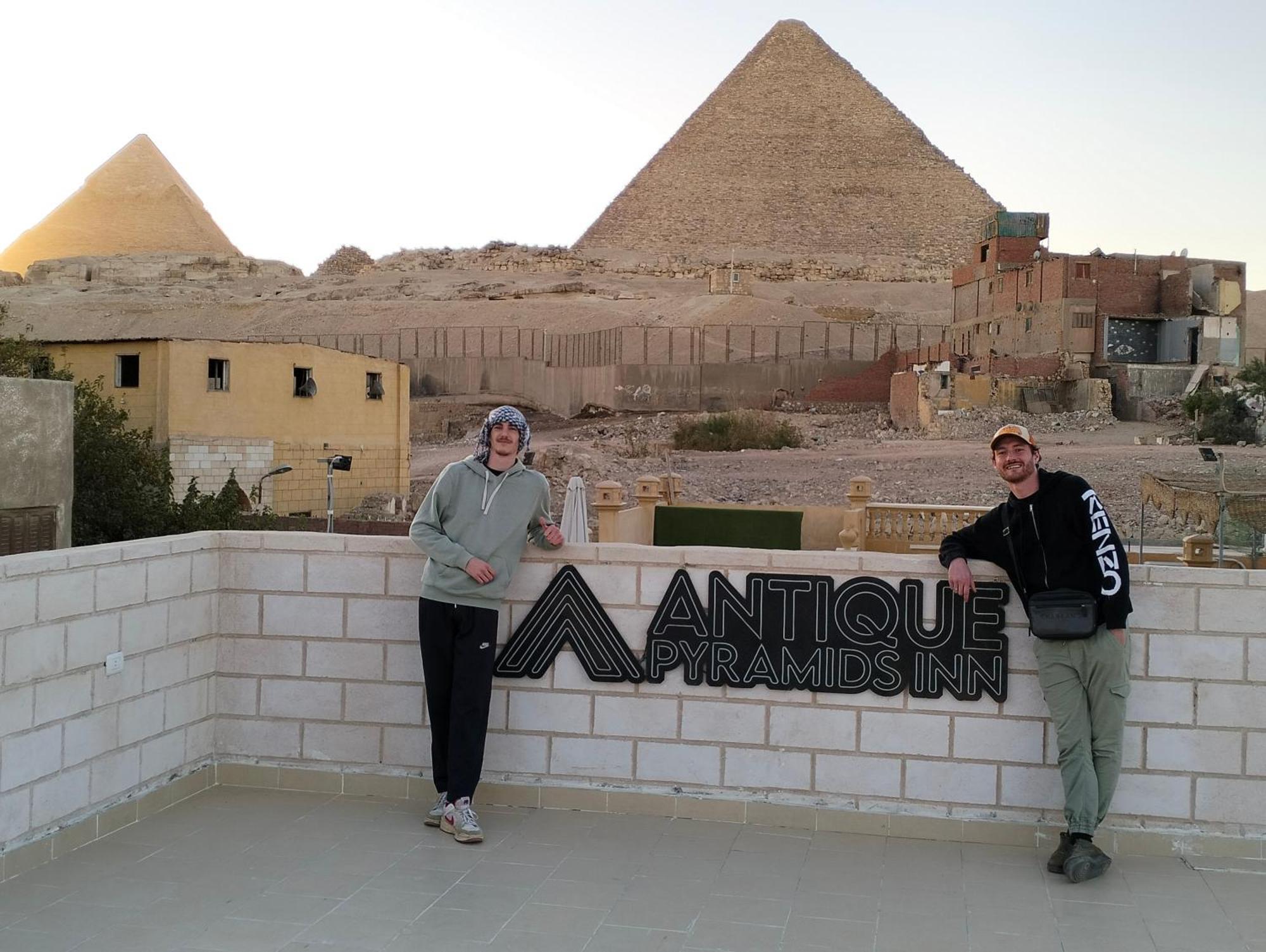 Antique Pyramids Inn Giza Bagian luar foto
